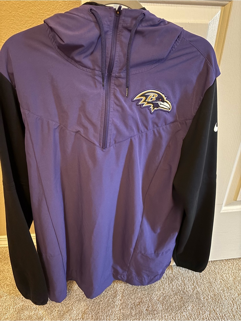 Nike Men’s Baltimore Ravens Hooded Jacket, Large